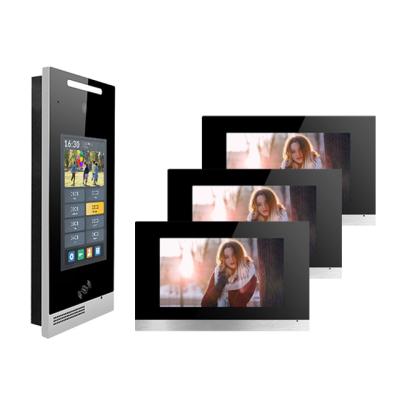 China Smart Video Door Phone System Intercom Aluminum Alloy IP Wifi Video Intercom Doorebll for sale