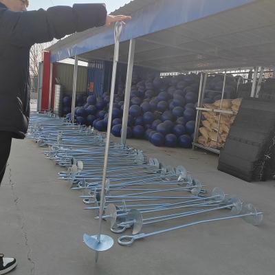 China Seafood Farm Customer Customized Hot Dip Galvanizing Auger Anchor/Screw Anchor For Seafood Farm for sale