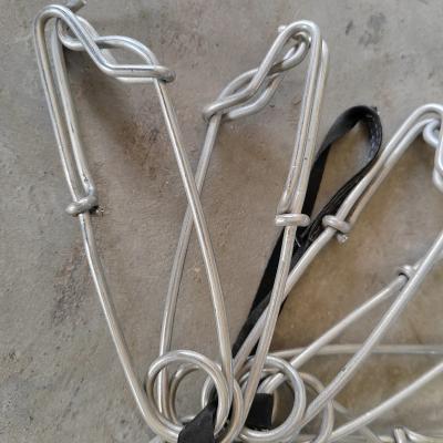 China Seafood Farm China Market Hot Sale Fishing Metal Shark Clip Used For Fixing Aquaculture Net for sale