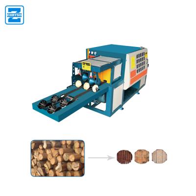 China 2021 Hot Selling VERTICAL Wood Log Multi Ripping Saw Machine Log Cutting Saw Multi Blade Wood Saw Machine for sale