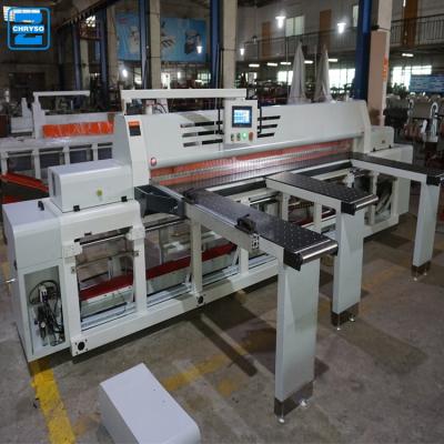 China Horizontal High-efficiency Computer Beam Saw Machine CNC Automatic Feeding Panel Rails Course for sale