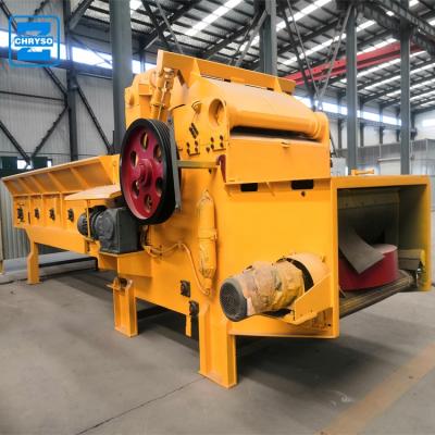 China Heavy Duty Industrial Full Capacity Wood Chipper Chipper 20T Wood Waste Drum Crusher Machine for sale