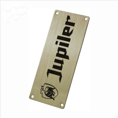 China Cheap Wholesale Custom Metal/Stainless Steel Nameplate Europe Logo Tag for sale