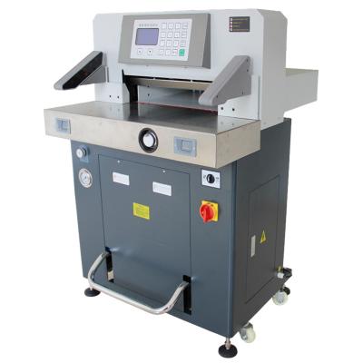 China Printing Magazines 500PX Heavy Duty Program-control Guillotine Paper Cutter Hydraulic for sale