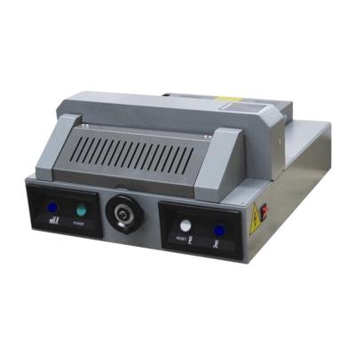 China Small Handle 320V+ Automatic Electric Desktop Paper Cutter for sale