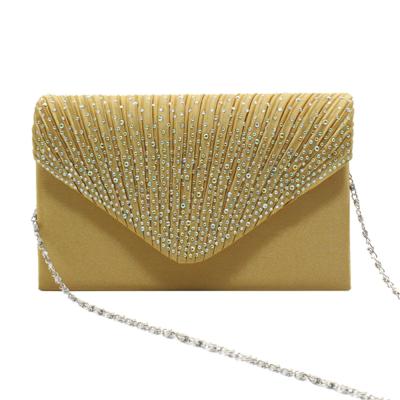 China Lightweight Women's Evening Clutch Bag Envelope Rhinestone Party Prom Clutch Handbag Wedding Purse Shoulder Bag for sale