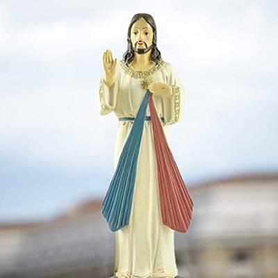 China Europe Polyresin Catolico Jesus Statue Christ Figurine Articulos Religiosos Home Decoration F for sale