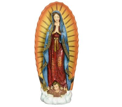 China Resin from Africa Our Lady of Guadalupe Blessed the Virgin Mary Catholic Religious Gift for sale