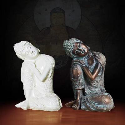 China Collectible Africa Buddha idol figurine statue sculpture for home and handmade resin figurine for home living room bedroom for sale