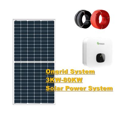 China Price 4kw 5kw 6kw 8kw Free Design Solar System 3kw 3kva Solar Power System Home S9-4 Easy Installation for sale