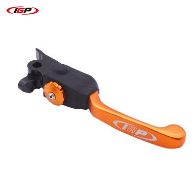 China IGP Universal Motorcycle Spare Parts 6061 Aluminum Adjustable Brake Lever for sale