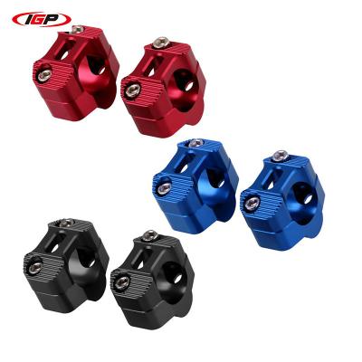 China Popular Dirt Bike Motocross Motorcycle CNC Alloy Grip Bar Clamp Adapter Riser for sale