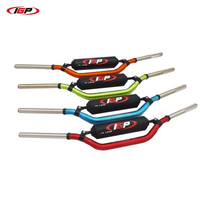 China Hot Selling Popular Aluminum Alloy Handlebars Multi Color Resist Slip Twinwall Grip Bar for sale