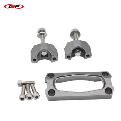 China Morden High Easy Installation Cnc Clamp Kit Motorcycles Handlebar Raiser Clamp for sale