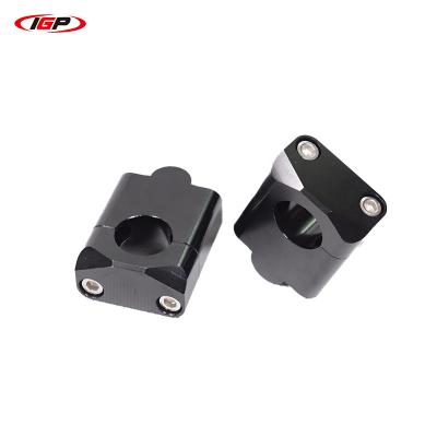 China 28.6mm Modern Universal Aluminum CNC Dirt Bike Parts Bar Riser Grip Bar Riser Clamp for sale