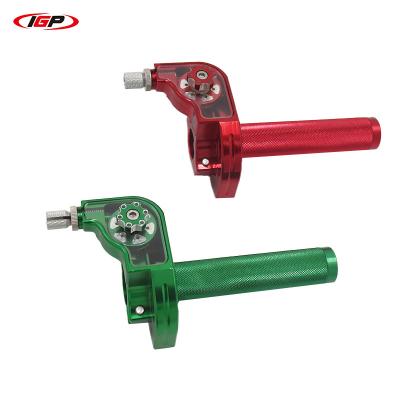 China New Style Adjustable CNC Machined Aluminum Motorcycle Dirt Bike Throttle Grip 6061 for sale