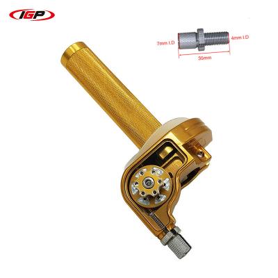 China Hot New Products Adjustable CNC Machined Aluminum Alloy Motorcycle Twist Throttle Grip for sale