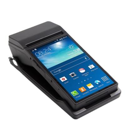 China Android Handheld POS mit Druckerterminal 1 GB DDR3 8 GB EMMC Kapazitiver Touchscreen zu verkaufen