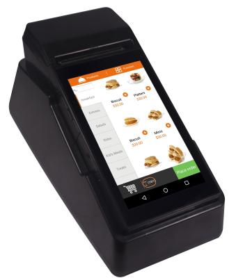 Chine Écran IPS de 7' 80mm étiquette de reçu thermique Terminal POS avec scanner NFC 4G Android 11 à vendre