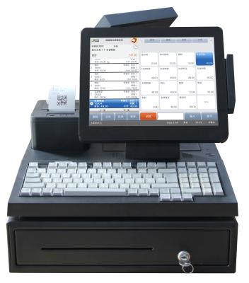 Cina ABS Metal 12 Inch/14 Inch Touch Screen WIN POS Terminal Registratore di cassa per ristorante in vendita