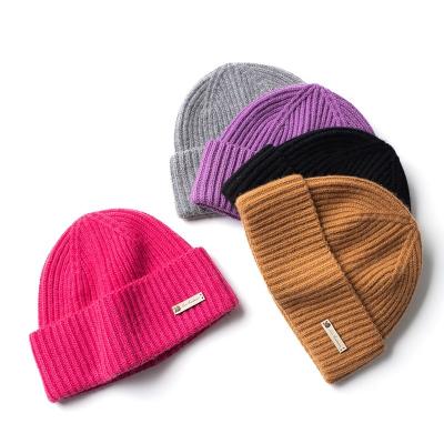 China breathable & 2021 new fashion rib knitting good quality seasonal colorful beanie cashmere raincoat for women and men for sale