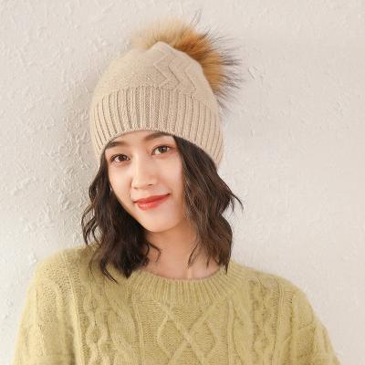 China COMMON ladies fashion design fast shipping good quality cashmere beanie pom forehead stop line shinning stones for sale