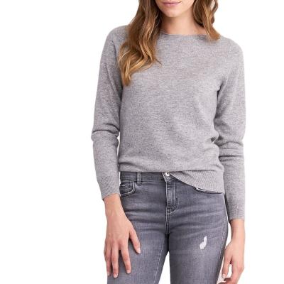 China 2020 breathable new autumn and winter warm thin round neck knitted sweater for ladies for sale