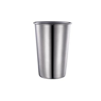 China High Quality 304 Food Grade Coffee Factory Direct Sales Stainless Steel Beer Mugs Pint Cups Mugs Outdoor Camper Supplies for sale