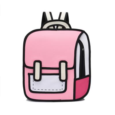 China None Customized Popular Anime Cospa Backpack 3D School Bags 2D Boys Girls Fashion Book Backpacks for sale