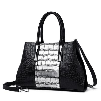 China High quality design crocodile grain ladies shoulder bags genuine leather luxury cross - body bag luxury handbags for woman for sale