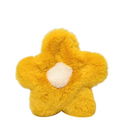 China Daily Winter Cute Hairy Fur Flower Shape Purse Women Chain Handbags Custom Faux Fur Bags for sale