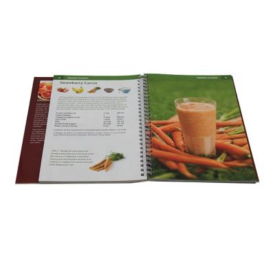 China Kids Education Wire O Binding Restaurant Food Menu Book Full Color Custom Fancy Printing for sale