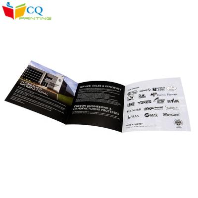 China Cheapest Custom Advertising Brochure Printing Instruction Paper Booklet Folder Full Color Brochure Printing for sale