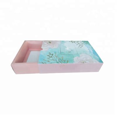 China Handmade Acceptable Custom Paper Sliding Drawer Box , Sliding Box For Gift Packing for sale