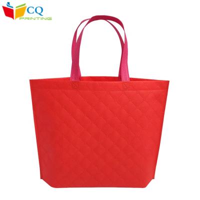 China New designed reusable widely used non woven bag with pattern / washable woven bag for sale