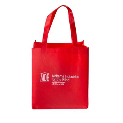 China Custom Logo Reusable Cheap Non Woven Recyclable Bag With Handle for sale