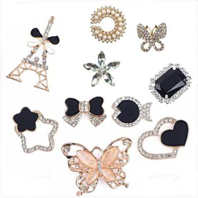 China Metal Shoe Buckle 10 16pcs Shoe Charms Fits For Clog Sandals Decoration For Kids Girls Women Gifts Birthday Gifts for sale