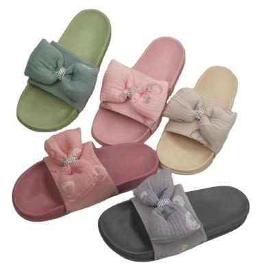 China Custom Sliper Slippers Sandal Cloth Shoe Upper Upper Material For Shoes Slipper Upper Vamp for sale