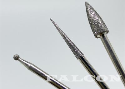 Chine Jambe dentaire de Diamond Polishing Burs Electroplated 2.35mm de porcelaine de laboratoire à vendre