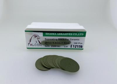 China muela abrasiva dental del carburo de silicio de 220618C Diamond Discs Green 22m m en venta