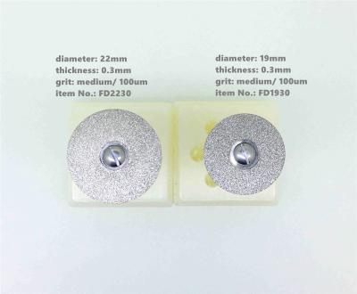 Cina Fast Rapid Diamond Coated Grinding Disc 0.3mm 22mm Flexible Round Cutting Disc in vendita