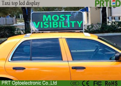 Cina P5 di alta risoluzione impermeabilizzano l'input del cartellone pubblicitario 110-240V del taxi LED in vendita