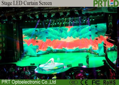 China RGB Indoor Flexible LED Video Screen P9.375 300x900x18mm For Stage for sale