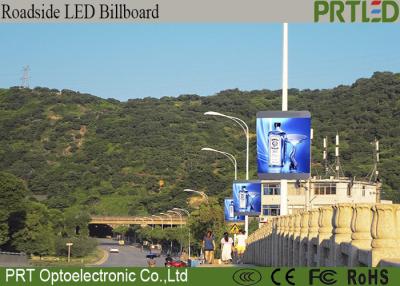 China Intelligent Wifi 3G Outdoor LED Billboard P6 Full Color For Road Pole for sale