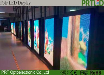 China P8 Full Color Outdoor LED Billboard Roadside Street Pole Advertising Display for sale