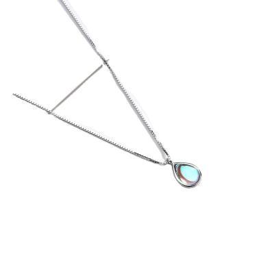 China CLASSIC Hot Selling Women's Jewelry Necklace Chain Necklaces Moonstone Drop Necklace for sale