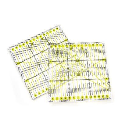 China Eco-friendly Acrylic Square Patchwork Quilting Quilting Ruler for sale