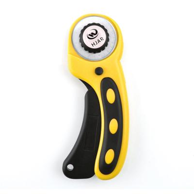 China Yellow and Black 45mm Open Rotary Slide Cutter, 45mm Seam Cutter, 45mm Quilting Cutter for sale