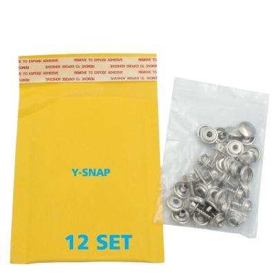 China Snap Fastener SNOWL Y-Snap 316 Stainless Steel Snap Fastener Boat Seat Canvas Bag Button 16mm Screw for sale