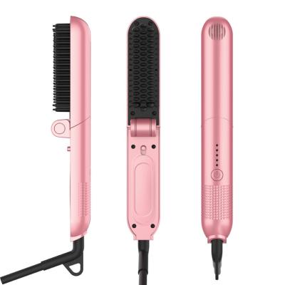 China Car New Arrival Straight Hair Comb Beard Comb Bulk Cordless Beard Grooming Straightener for sale